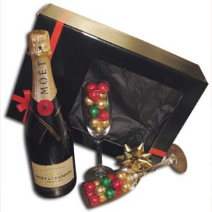 Moet & Chocolates in Glasses